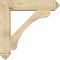 Ekena Millwork Legacy Arts and Crafts Rough Sawn Bracket w/ Offset Brace, Douglas Fir, 8"W x 36"D x 36"H BKT0806X36X36LEC03RDF - alternate 3